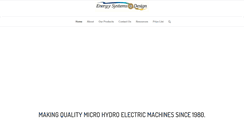 Desktop Screenshot of microhydropower.com