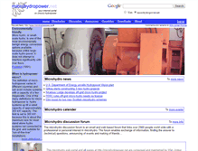 Tablet Screenshot of microhydropower.net